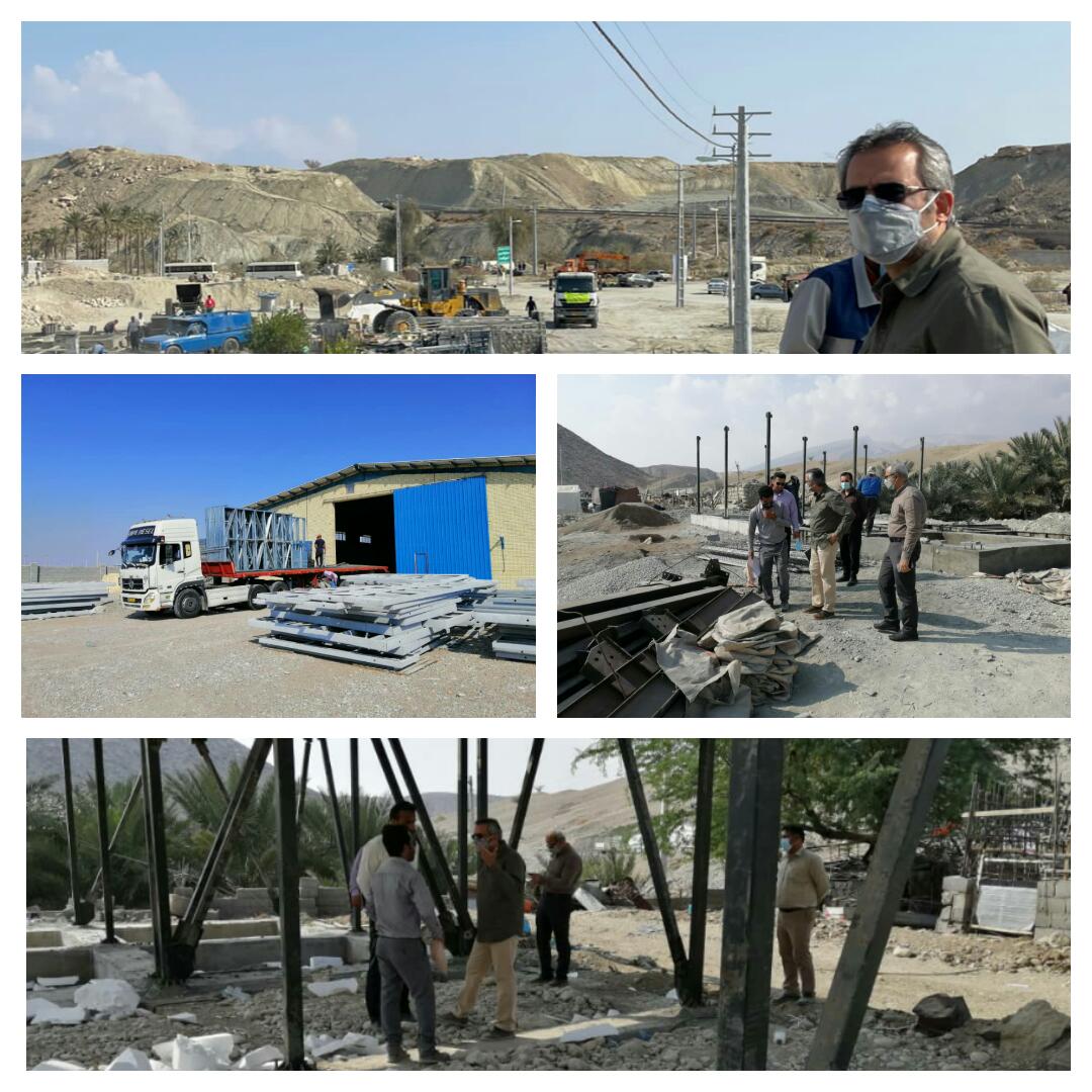 پيگيری و هماهنگی اجرایی سرعت بخشی به پروژه های بازسازی مناطق زلزله زده استان هرمزگان