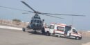 مصدومان زلزله از طریق بالگرد به بیمارستان‌ها اعزام می شوند