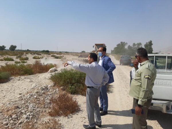 رفع تصرف ۱۲۰ هکتار از اراضی ملی در شهرستان پارسیان